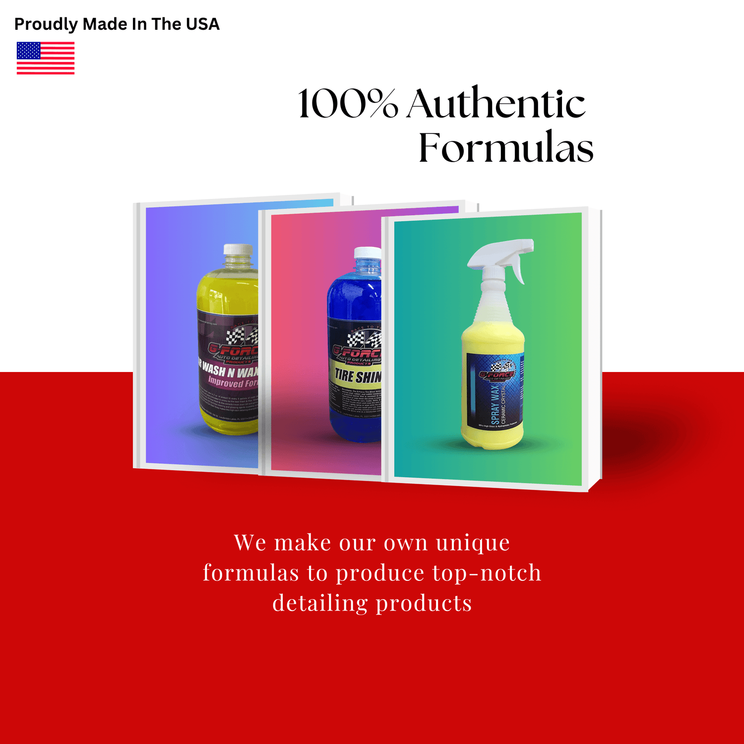 Authentic Formulas, top-notch Auto Detailing Products