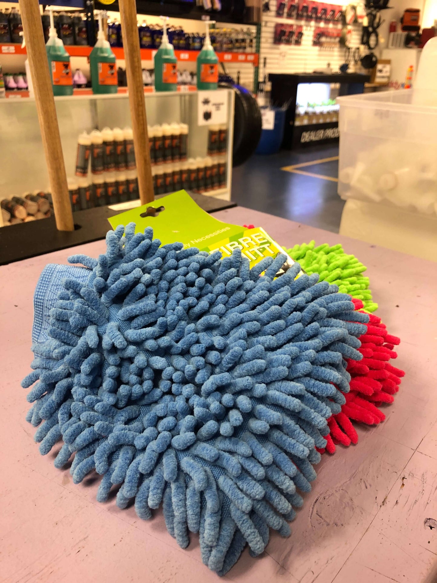 Multi Colored Microfiber Wash Mitt Car cleaning towel Florida