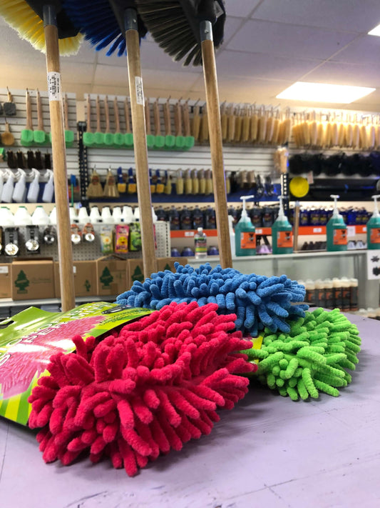 Multi Colored Microfiber Wash Mitt Towel car cleaning