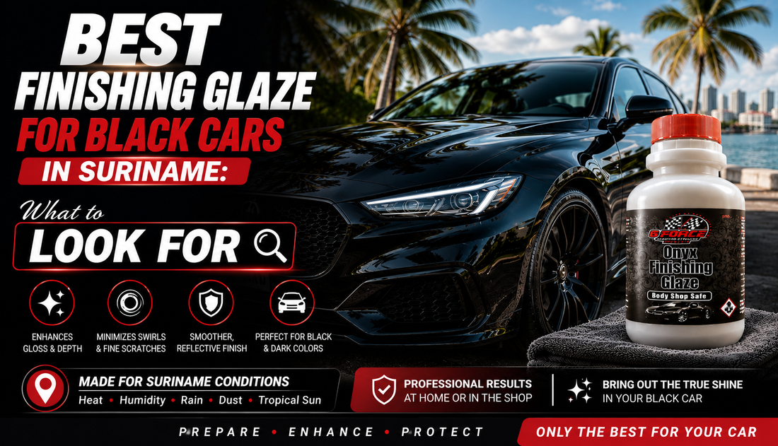 Best Finishing Glaze for Black Cars in Suriname