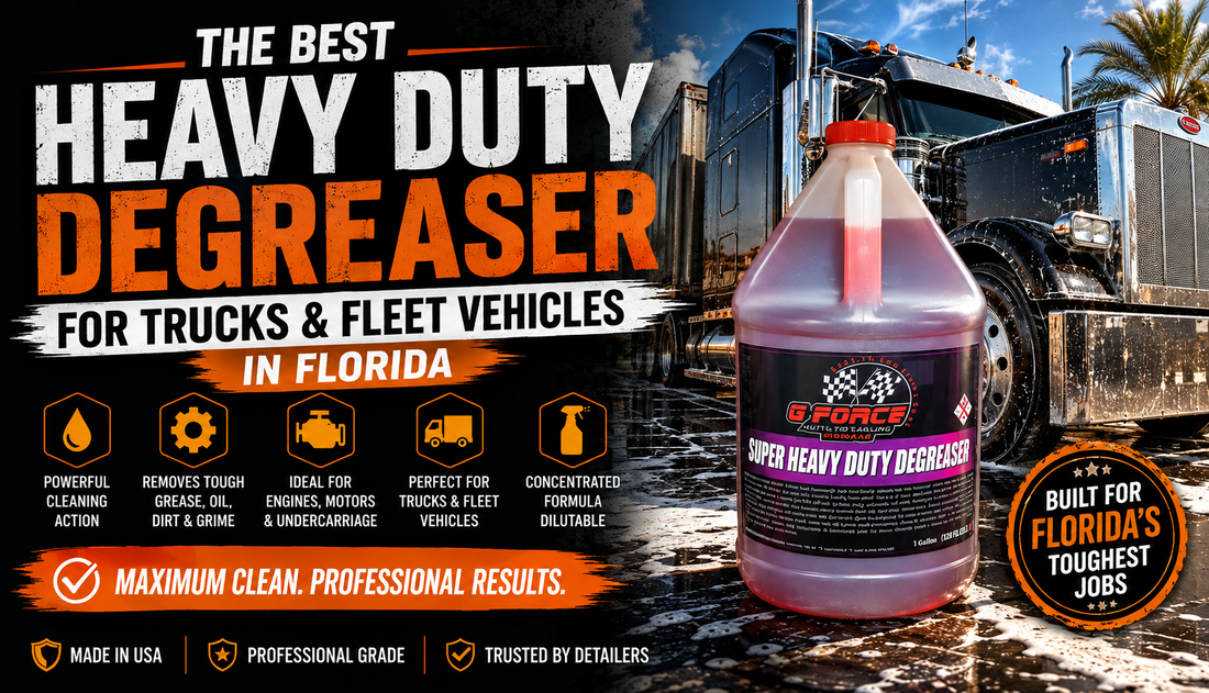 Best Heavy Duty Degreaser for Trucks and Fleet Vehicles in Florida