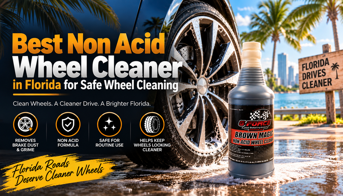 Best Non Acid Wheel Cleaner in Florida for Safe Wheel Cleaning