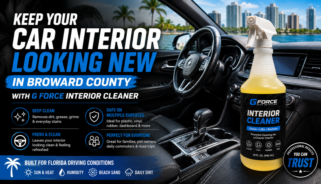 Car Interior Looking New in Broward County with G Force
