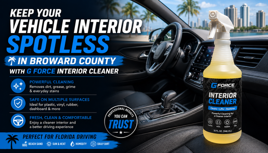 Broward County with G Force Interior Cleaner