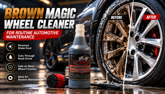 Brown Magic Wheel Cleaner for Routine Automotive Maintenance