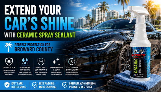 Car's Shine with Ceramic Spray Sealant in Broward County