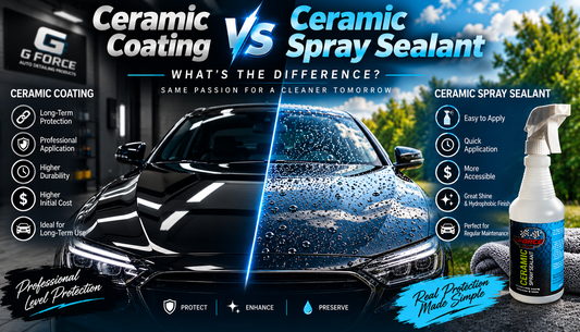 Ceramic Coating vs Ceramic Spray Sealant