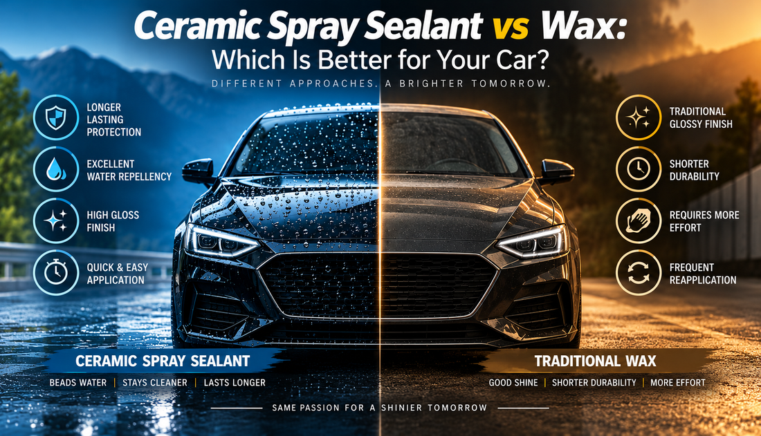 Ceramic Spray Sealant vs Wax