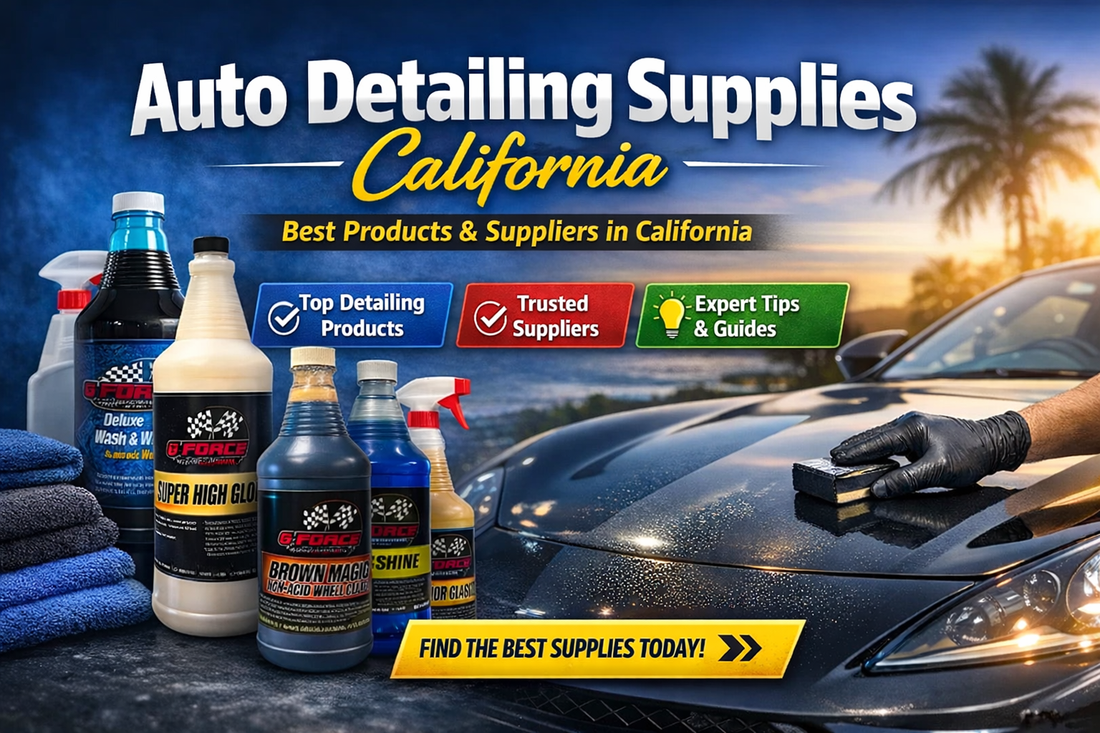 Auto Detailing Supplies California
