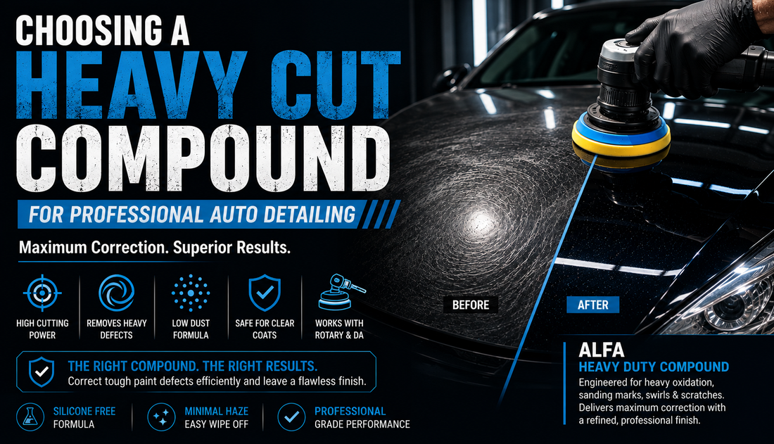 Choosing a Heavy Cut Compound for Professional Auto Detailing
