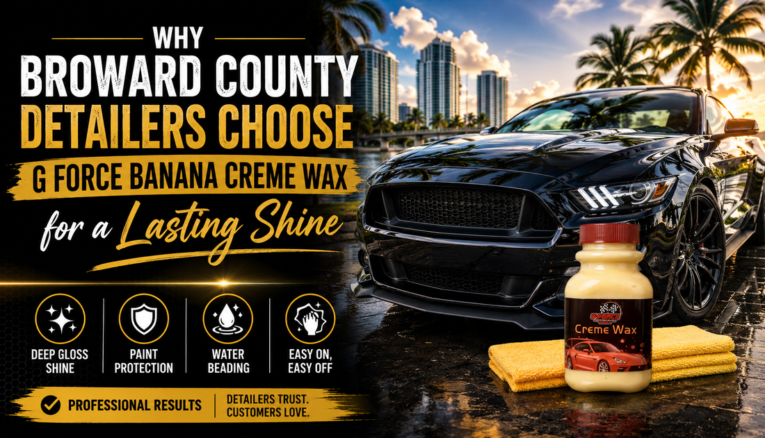 G Force Banana Creme Wax for a Lasting Shine