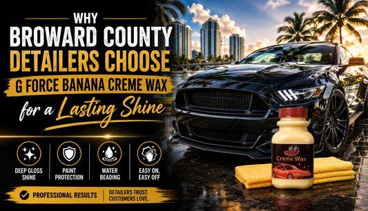 G Force Banana Creme Wax for a Lasting Shine