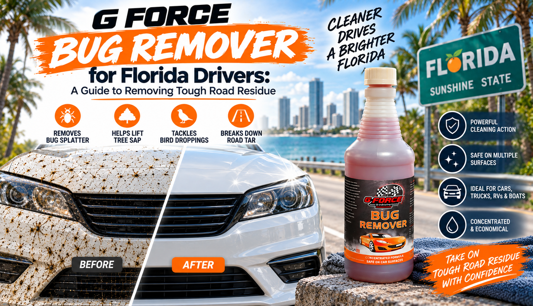 G Force Bug Remover for Florida Drivers: A Guide to Removing Tough Road Residue