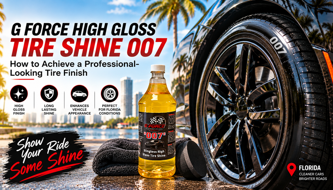 G Force High Gloss Tire Shine
