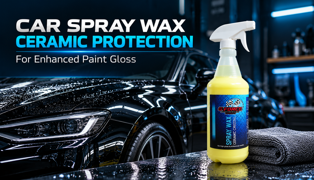 Car Spray Wax with Ceramic Protection for Enhanced Paint Gloss
