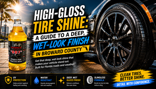 High Gloss Tire Shine A Guide to a Deep Wet Look Finish in Broward County