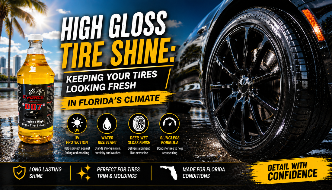 High Gloss Tire Shine Keeping Your Tires Looking Fresh in Floridas Climate