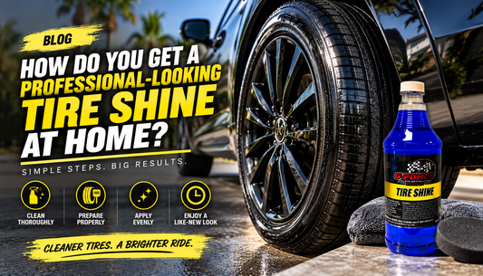 How Do You Get a Professional-Looking Tire Shine at Home