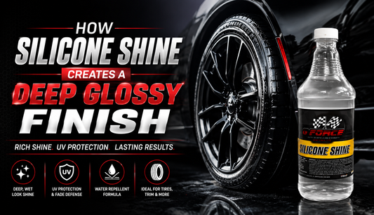 How G Force Silicone Shine Creates a Deep Glossy Finish