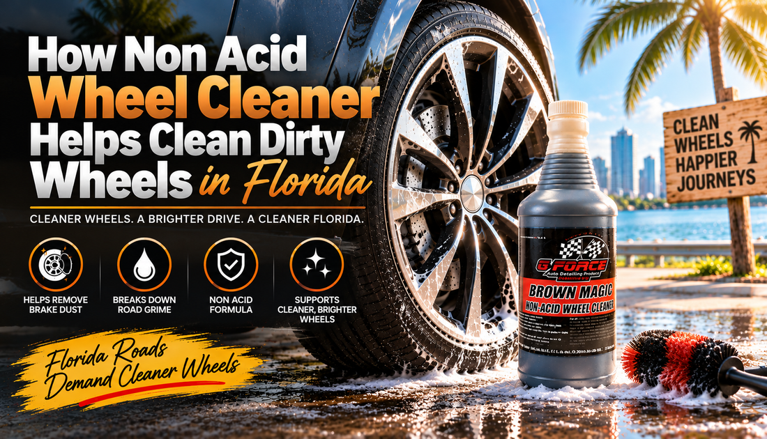 How Non Acid Wheel Cleaner Helps Clean Dirty Wheels in Florida