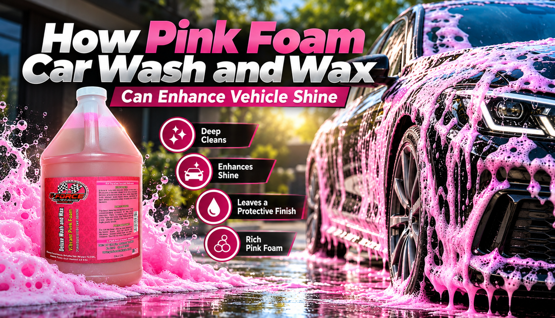 How Pink Foam Car Wash and Wax Can Enhance Vehicle Shine