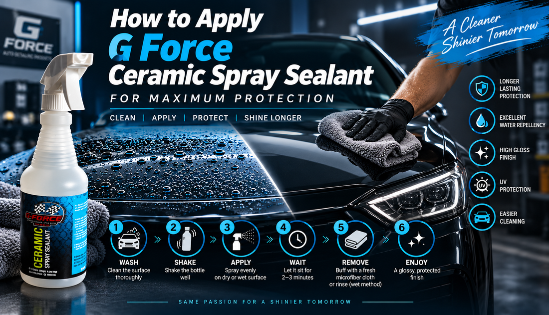 How to Apply G Force Ceramic Spray Sealant for Maximum Protection