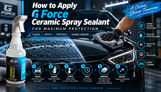 How to Apply G Force Ceramic Spray Sealant for Maximum Protection