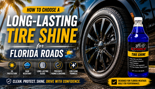 How to Choose a Long Lasting Tire Shine for Florida Roads
