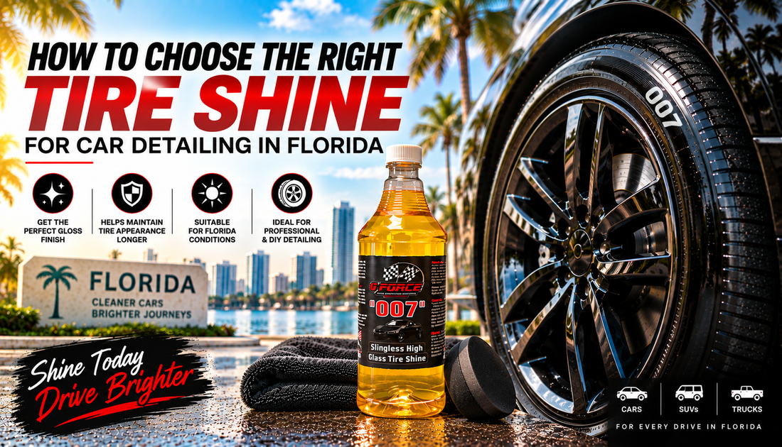 How to Choose the Right Tire Shine for Car Detailing in Florida
