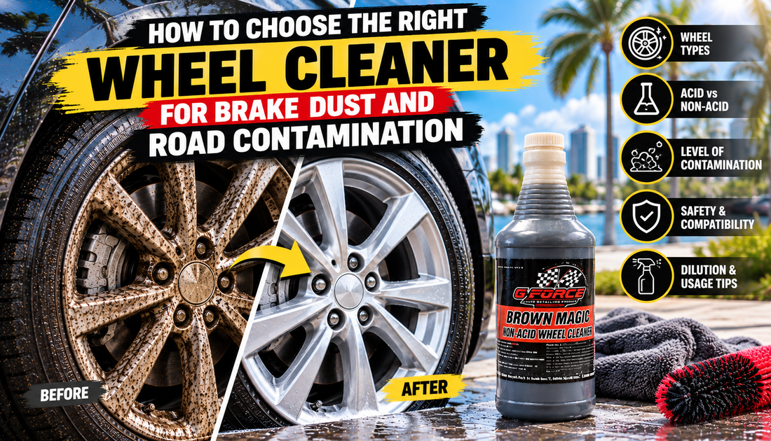 How to Choose the Right Wheel Cleaner for Brake Dust and Road Contamination