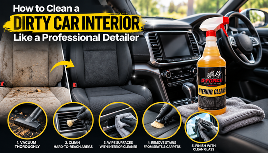 How to Clean a Dirty Car Interior Like a Professional Detailer