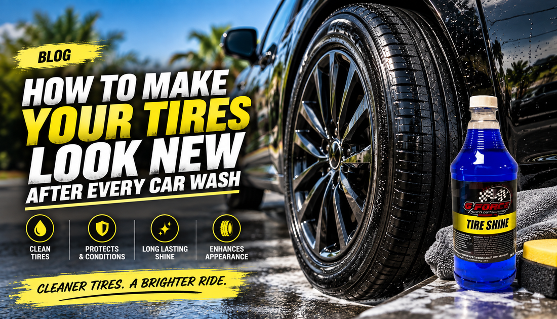 How to Make Your Tires Look New After Every Car Wash