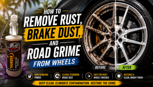 How to Remove Rust Brake Dust and Road Grime from Wheels