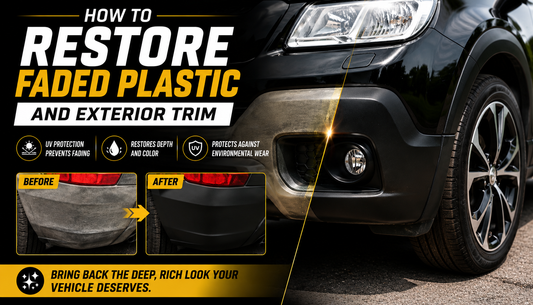 How to Restore Faded Plastic and Exterior Trim