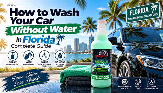 How to Wash Your Car Without Water in Florida