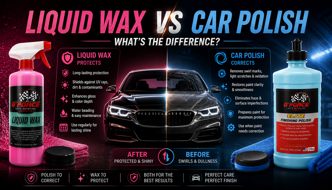 Liquid Wax vs Car Polish
