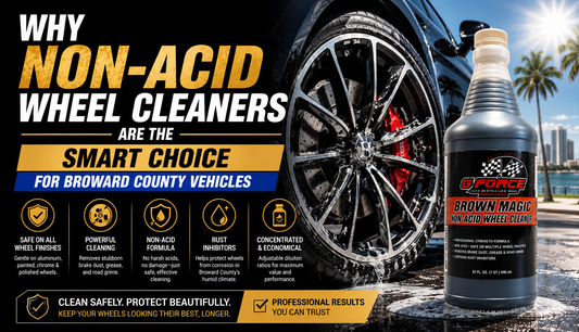 Non-Acid Wheel Cleaners for Broward County Vehicles
