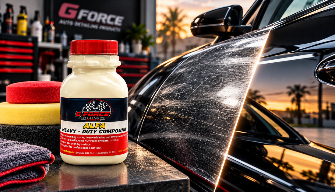 Paint Correction Compound for Sanding Marks & Scratches