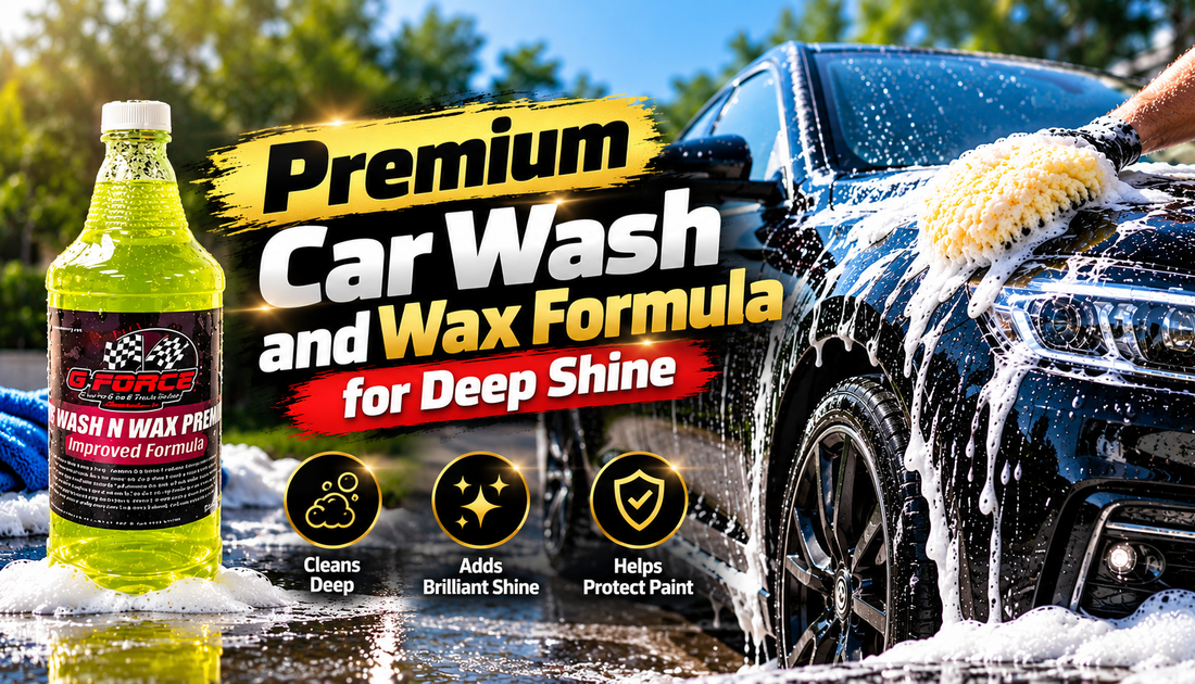 Premium Car Wash and Wax Formula for Deep Shine
