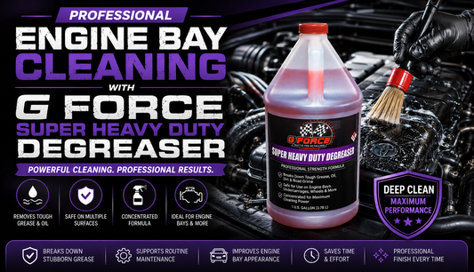 Professional Engine Bay Cleaning with G Force Super Heavy Duty Degreaser