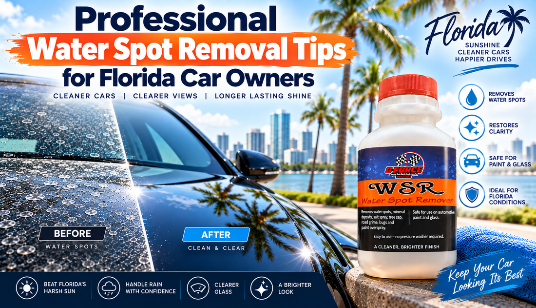 Professional Water Spot Removal Tips for Florida Car Owners