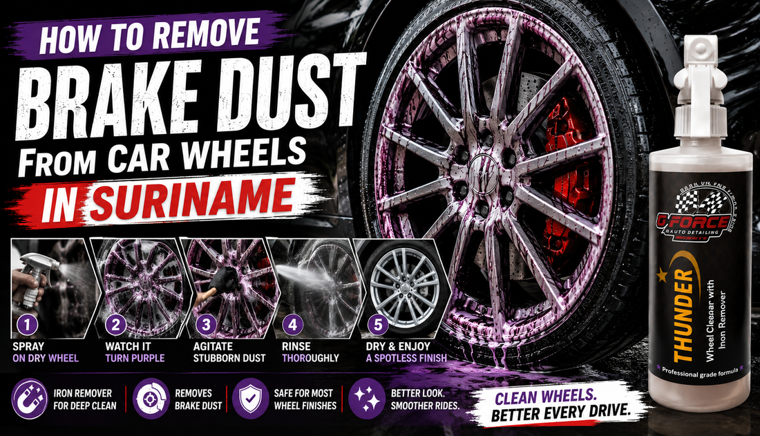 How to Remove Brake Dust from Car Wheels in Suriname