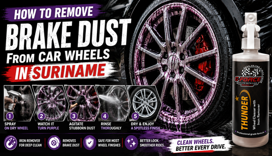 How to Remove Brake Dust from Car Wheels in Suriname