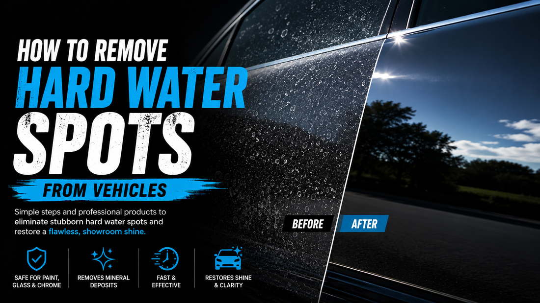Remove Hard Water Spots from Vehicles