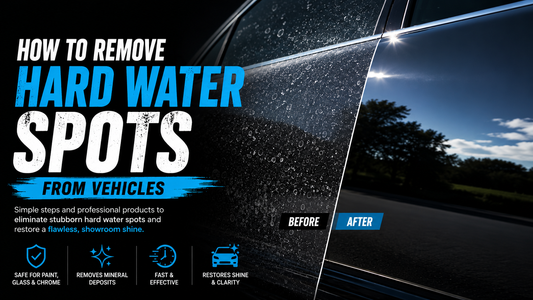 Remove Hard Water Spots from Vehicles