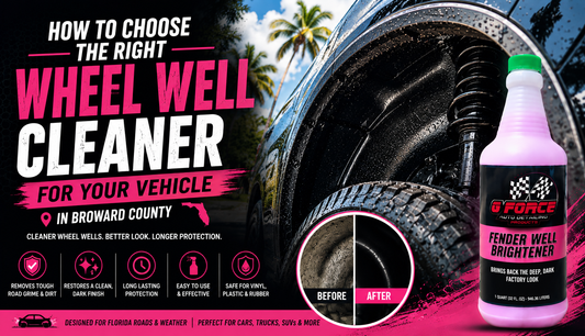 How to Choose the Right Wheel Well Cleaner for Your Vehicle in Broward County
