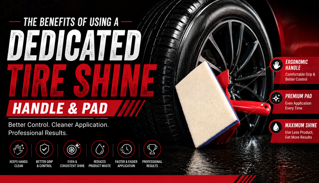 Tire Shine Handle & Pad
