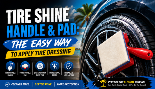 Tire Shine Handle Pad The Easy Way to Apply Tire Dressing