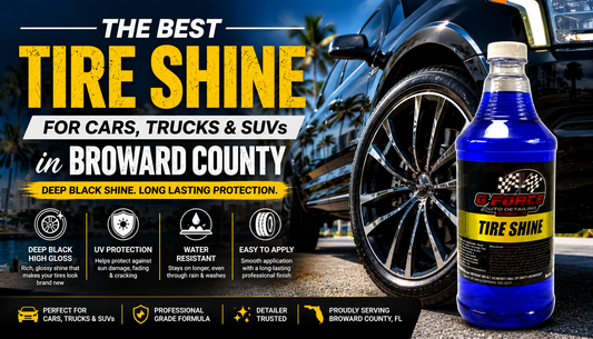 Best Tire Shine for Cars, Trucks & SUVs in Broward County