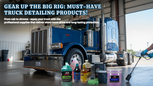 Top Truck Detailing Products Every Owner Needs